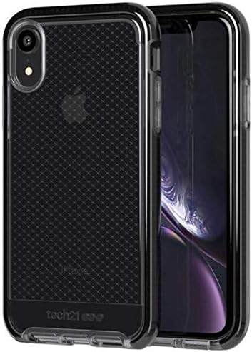 a tech21 Evo Ellenőrizze Apple iPhone XR 12 ft Csepp Védelem - Füstös/Fekete