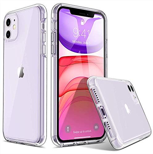 ULAK Tiszta Ügy Kompatibilis az iPhone 11 6.1-Es 2019, Átlátszó Vékony Slim Védő Fedél Telefon
