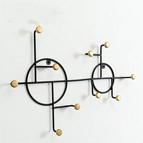 WYKDD Kreatív Ruha Horog Falra Minimalista Otthon Geometriai Fém Kézműves Medál ( Szín : C )