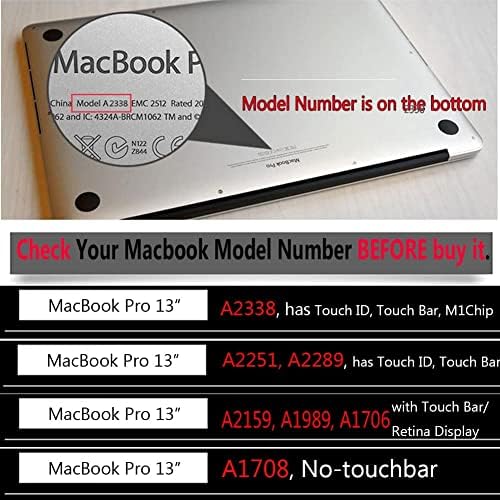 Bizcustom Festmény Kemény tok MacBook Pro 13 hüvelykes Új, Retina kijelzős Érintőképernyős Modellek A2338 A2289 A2251 A2159