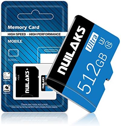 512 gb-os Micro SD Kártya High Speed Class 10 Memóriakártya Android Okostelefon,Digitális Fényképezőgép,Autós Navigáció/Nintendo