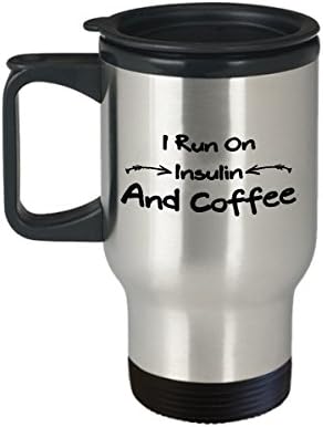 A cukorbetegség Kávés Bögre Legjobb Vicces Egyedi Cukros Tea Csésze Tökéletes Ötlet, hogy A Férfiak a Nők nem fut inzulin,