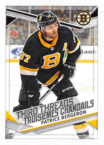 2020-21 Topps NHL Matrica 565 Patrice Bergeron Harmadik Szálak NM-MT Boston Bruins Jégkorong NHL