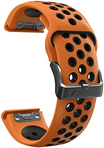 KAPPDE 26mm 22mm Quick Fit Watchband A Garmin Fenix 6 6X 5X Pro 5 Plusz 3HR S60 945 Enduro Szilikon Karkötő gyorskioldó Csuklópántot