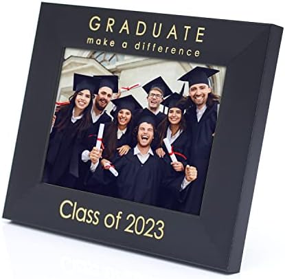 MIMÓZA PILLANATOK Fekete 2023 Érettségi Kép Keret, Arany Osztály 2023, valamint Diplomás 6x4 fényképek Megjelenítése