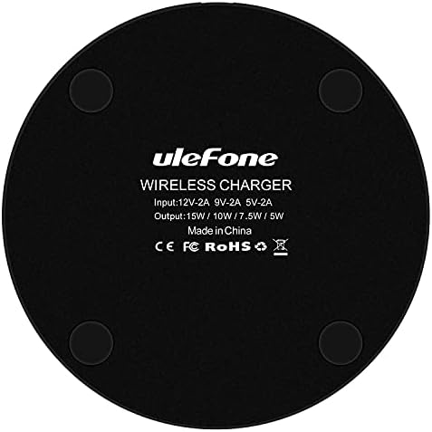 Ulefone UF005 Vezeték nélküli Töltés Pad (15W), Kompatibilis Ulefone Páncél 17 Pro Power Armor 14 Pro/14/13, Páncél 12/11T/11/10/7/7E,