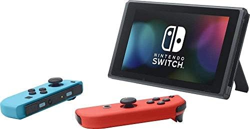 Nintendo Legújabb Prémium Kapcsoló Konzol Ünnepi Családi Csomag - Nintendo Kapcsoló Neon Kék Neon Piros Öröm‑Con a TMLTT
