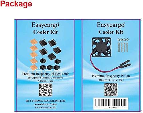 Easycargo M. 2 2280 SSD Hűtőborda Készlet, Hűvösebb hűtőborda + Szilikon Alapú Thermal Pad Hűtési M. 2 SSD-t, NGFF SSD, NVME