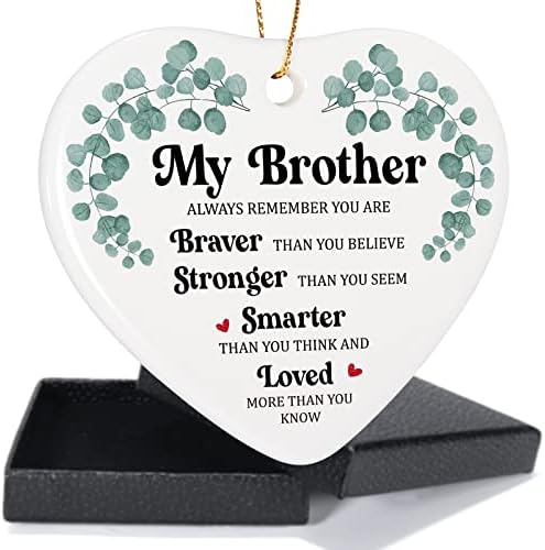 Testvér Ajándékok a Húgom, Bátyám, Szülinapi Ajándék, Kerámia szívzörejek, Inspiráló Ajándékok Nagy Testvér Öcsém Férfiak