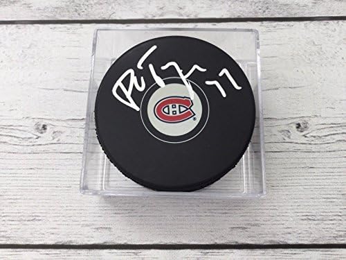 Pierre Turgeon Dedikált, Aláírt Montreal Canadiens Jégkorong egy - Dedikált NHL Korong