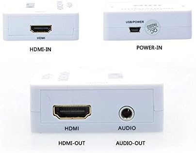 1080p HDMI Audio Extractor Elosztó HDMI 1.4 Digitális-Analóg 3,5 mm-es Audio Ki Adapter