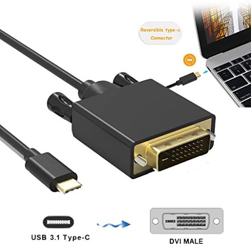 YIISU O1518i USB Típus C-Dvi Adapter Teljes 1080P Video Audio Átalakító Kábel Vezeték Kábel
