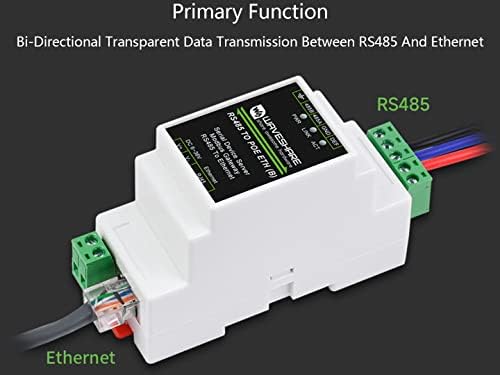 Ipari Kiszolgáló Soros RS485, hogy RJ45 Ethernet Modul POE Funkcióval, TCP/IP, hogy Sorozat -, Bi-Directional Transzparens