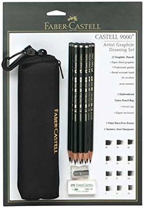 Faber-Castell 9000 Művész Grafit Rajz Szett Táska Készlet 12
