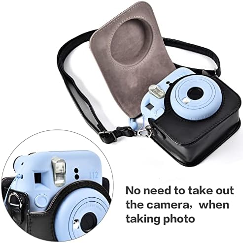 Védő tok Kompatibilis Instax Mini 12 Instant Fényképezőgép, Hordozható Utazási Tároló Táska Fedelét a Polaroid Mini 12 fotókkal