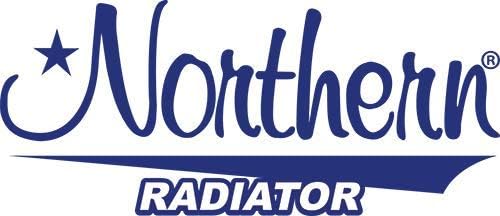 Észak-Radiátor 28 W x 19 H x 3 1/8 D, Kettős Át, Utas Oldali Bemeneti, az Utas Oldalon, Outlet, Alumínium, Természetes, GM,