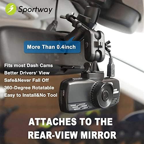 Sportway Dash Cam-Hegy, S90 Kamera Tükröt tartó tartó 6db Ízületek a Rove APEMAN CHORTAU Roav Nexar iiwey YI Z-Edge Öreg