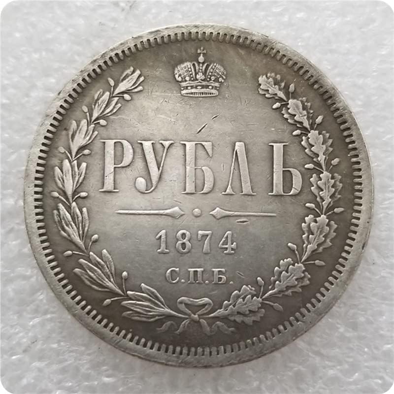 Oroszország 1867,1868,1869-1874,1875,1876 Oroszország 1 Ezüst Rubel, Dollár