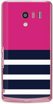 A második Bőr Sima Határon Rózsaszín (Törlés) Design by ROTM/az AQUOS Phone EX SH-04E/docomo DSH04E-PCCL-202-Y386