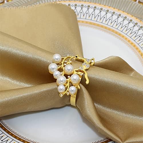 LEPSJGC Szalvéta Gyűrű Szalvéta tartó Vacsorák Felek Esküvői Asztal Dekoráció Kiegészítők