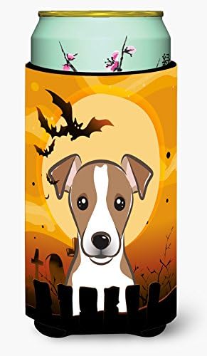 Caroline Kincsek BB1818TBC Halloween Jack Russell Terrier Magas Fiú Ölelkezős, Lehet Hűvösebb Ujja Ölelkezős Mosható Gép