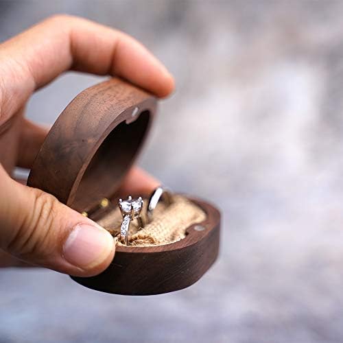 Esküvői Gyűrű, Doboz, Fa Gyűrű doboz Javaslat, Rusztikus Mr & Mrs Faragni Eljegyzési Gyűrű Jogosultja Ajándék Esküvői Szertartás