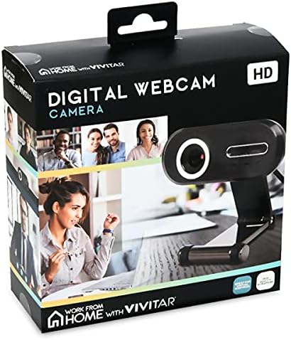 Vivitar 720P HD Webkamera Digitális a zajszűrő Mikrofon, 120 Fokos Forgatható, amelynek Célja a Laptop vagy az Asztali Használat