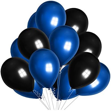 10inch Pearl Sötét Kék Gyöngy Fekete Léggömbök 100 Tökéletes Születésnapi Buli Menyasszonyi Baba Zuhany Eljegyzés, Esküvő
