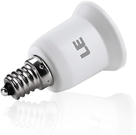 LE E12, hogy E26 Lámpa Foglalat Adapter, Izzó Bázis Átalakító Csomag 6