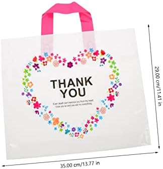VALICLUD 50pcs Ajándék Táska Ajándék Wrap Zsák Ömlesztett Ajándék Táskák Műanyag Ajándék szatyor Bevásárló szatyor Bevásárló