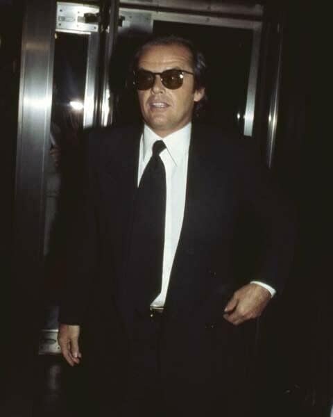 Jack Nicholson a árnyalatok 1970-es korszak viselt ruha néz ki 5x7 fotó
