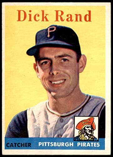1958 Topps 218 Dick Rand Pittsburgh Pirates (Baseball Kártya) Dean Kártyák 5 - EX Kalózok