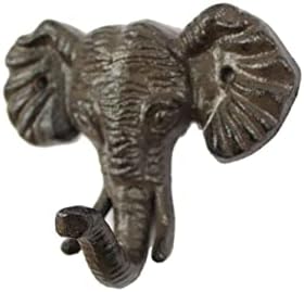 Kézműves Tengeri Dekoráció öntöttvas Elefánt Horog 5 - Ajtó Hook - Díszítő Elefántok