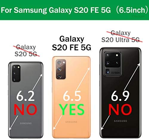 Dzxouui Samsung S20 FE 5G az Esetben, Samsung S20 FE 2022 az Esetben, Samsung Galaxy S20 Fan Edition Esetben, Védő Fedél