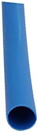 X-mosás ragályos Hő Zsugorodó Cső 3 mm, Belső Átm Kék Drótot Tekerd Kábel Ujja 20 Méter Hosszú(Manicotto per cavo avvolgicavo