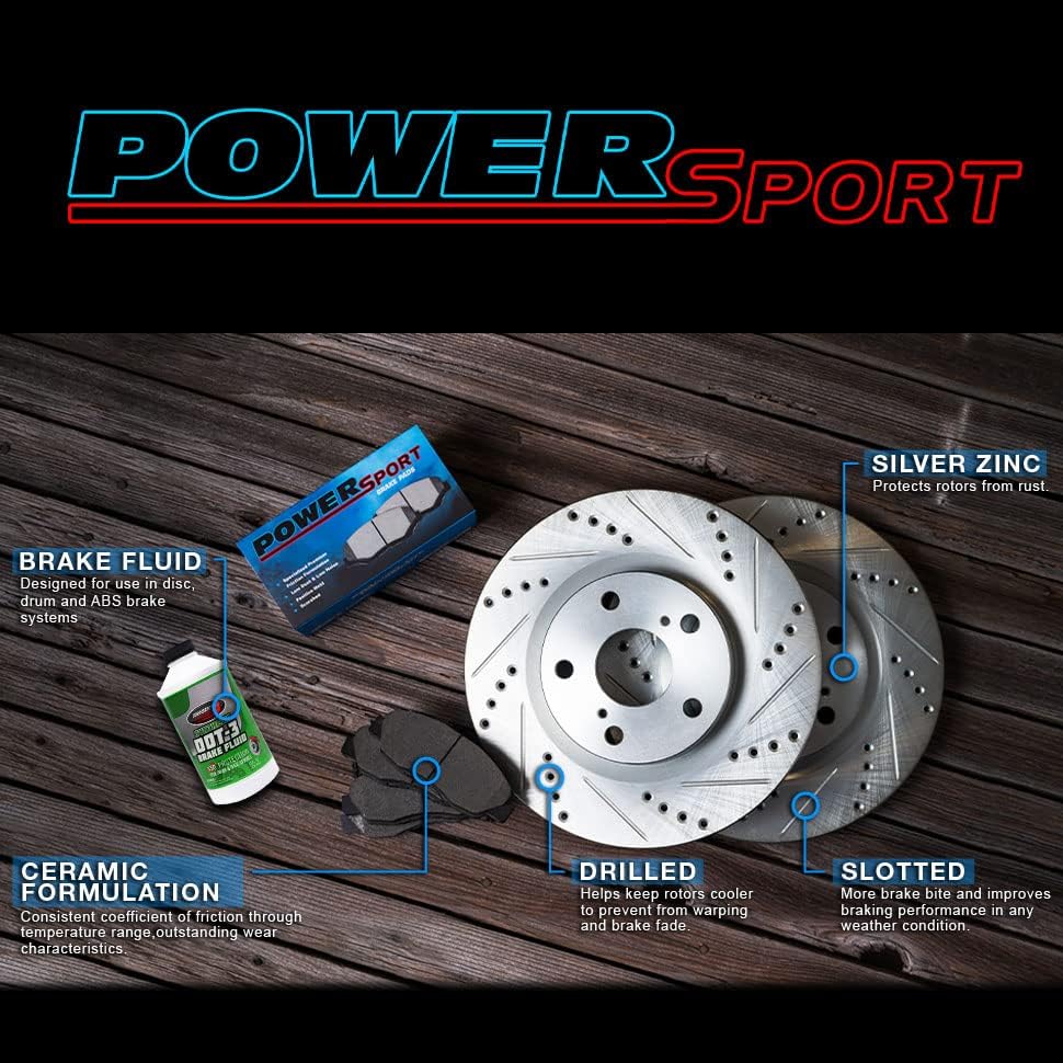 Power Sport Hátsó Fékek Rotorok Készlet |Hátsó fékbetétek| Fék Mellett pedig Párna|Kerámia fékbetétek, valamint Rotorok BLC1.76004.02