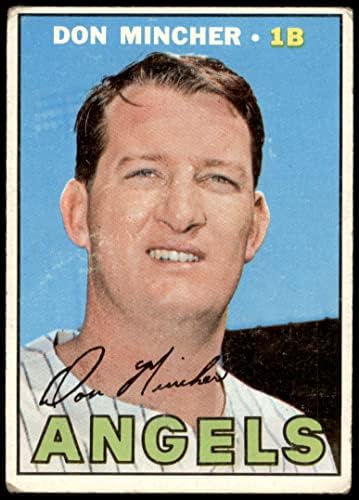 1967 Topps 312 Ne Mincher Los Angeles Angels (Baseball Kártya) FAIR Angyalok
