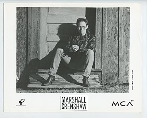 Marshall Crenshaw Fotó Eredeti Vintage 1991 MCA Records Reklám Promóció