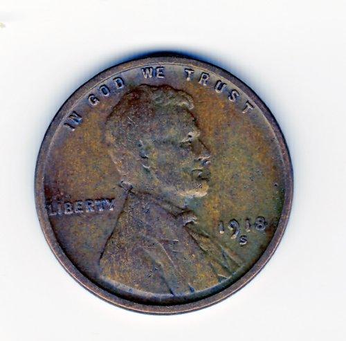 1918-S LincolnBúza Cent