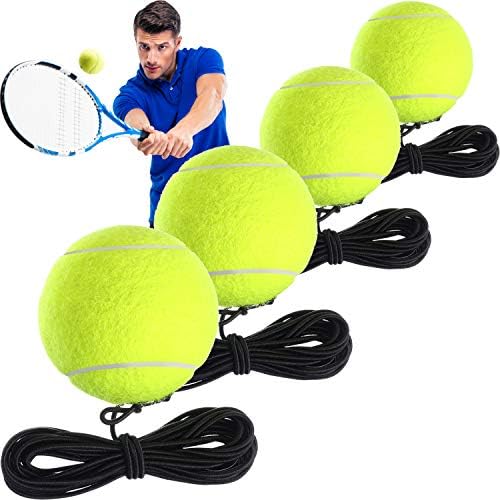 4 Csomag Tenisz Képzés Labdát String Tenisz Edző Golyó Egyéni Gyakorlat Trainer Eszköz teniszlabda Képzés Berendezés Tenisz