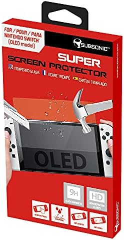 Szubszonikus - Edzett üveg kijelző védő fólia a Nintendo Kapcsoló OLED - Ultra ellenálló - Szuper képernyővédő fólia (Nintendo
