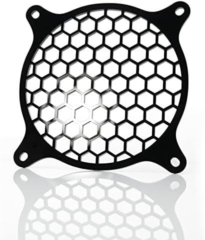 Ihletett Lézer Design, Egyedi Akril Honeycomb Számítógép Ventilátor, Grill 80mm