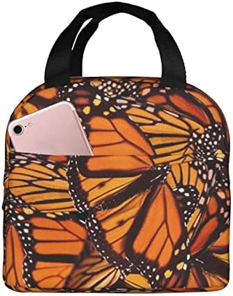 Raseng Monarch Butterfly Szigetelt Ebéd Bag Női & Férfi Ebédet Dolgozni Uzsonnás Táska Fiúk & Lányok Csomagolás Hideg Vagy