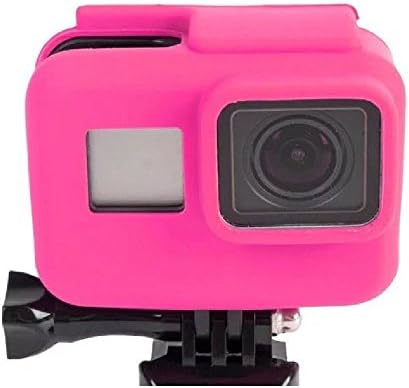 Baba Rózsaszín Szilikon Gumi Védőtok Bőr Borító Kifejezetten A GoPro Hero 5 Fényképezőgép Tartozékok