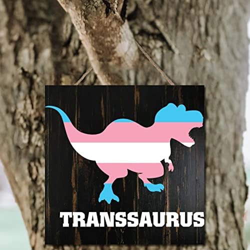 Leszbikus Transzszexuális Dinoszaurusz Fa Alá Meleg Lóg a Fa Alá Falra, Rusztikus Parasztház Jel Fa Jeleit Dekoratív Fali