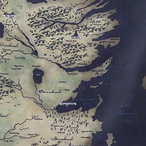 Trónok harca Fal Banner (30 50) (Westeros Térkép)