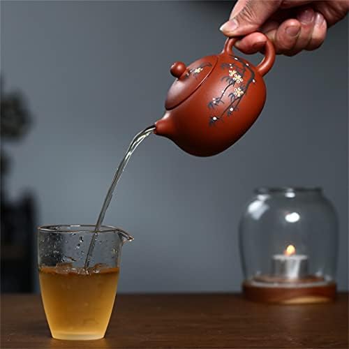 CCBUY Yixing teáskannában Lila Agyag Xi Shi Teáskannák Érc Szépség Vízforraló 188 Labdát Lyuk Szűrő Kézzel készített Tea