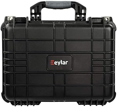 Eylar Standard 16 Felszerelés, Berendezés, Nehéz Fényképezőgép tok Vízálló Habbal TSA Szabványok (Fekete)