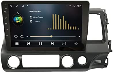 Android 10 Autoradio Autós Navigációs Sztereó Multimédia Lejátszó, GPS, Rádió, 2.5 D érintőképernyő forHonda Polgári 2005-2011