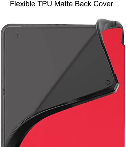 Tablet PC Esetben Slim tok Kindle Írnok (10.2 hüvelyk 2022 Kiadás), TPU bőrtok Slim Védő Okos Folio Shell Cover Mágneses